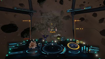 Elite Dangerous - Blowing up an asteroid