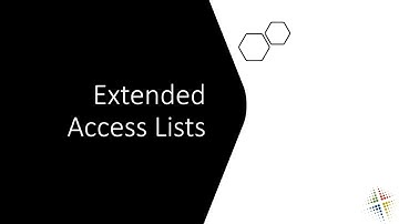 Extended Access Lists