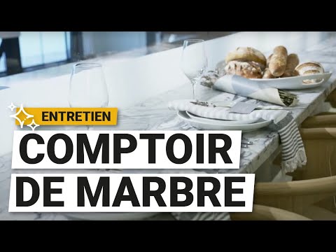 Comment faire disparaître une tache sur votre comptoir de marbre - video from Polycor