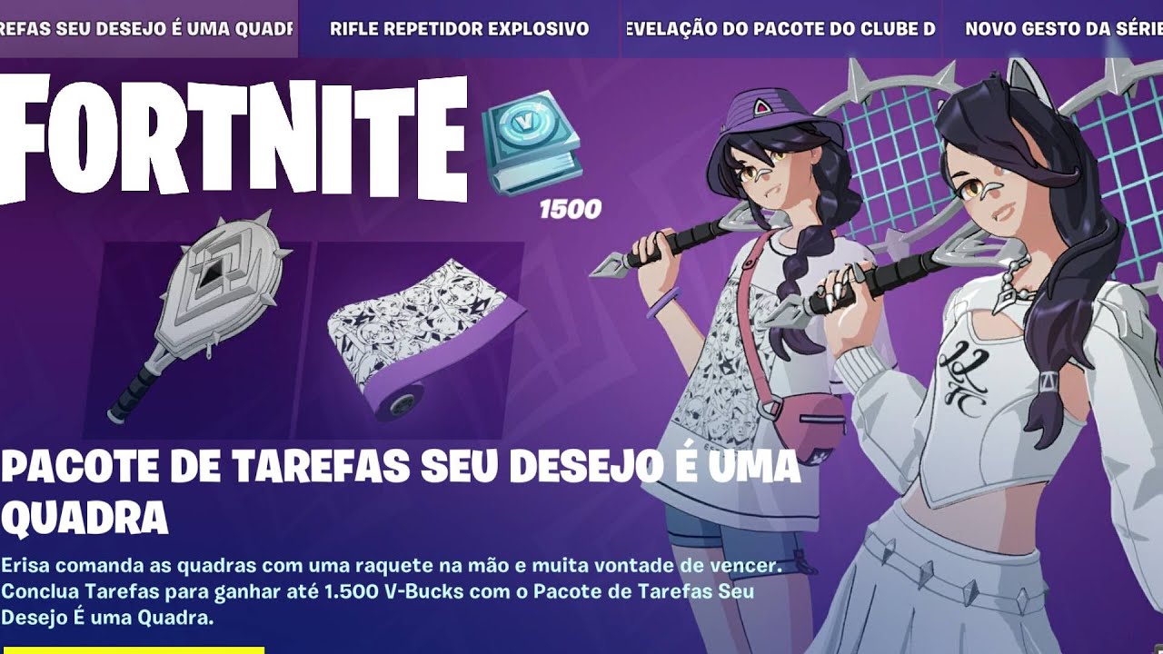 LP  Fortnite News on X: O Pacote de Tarefas Exploração Real já está  disponível DE GRAÇA na Loja de Itens do Fortnite! — Traje Thalison  Trilheiro (com estilo LEGO) — Mochila