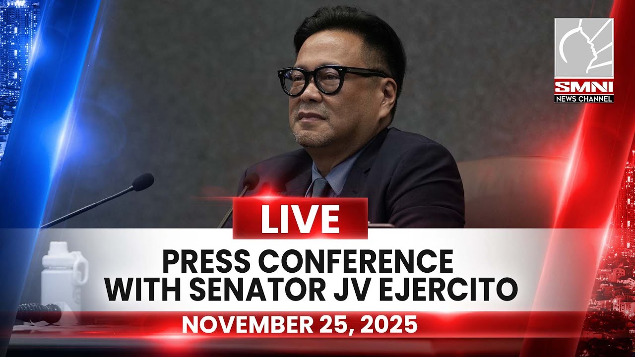 LIVE: Press conference with Senator JV Ejercito | November 25, 2025