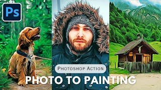 Just One Click: Vector Oil Paintings with This Photoshop Action!
