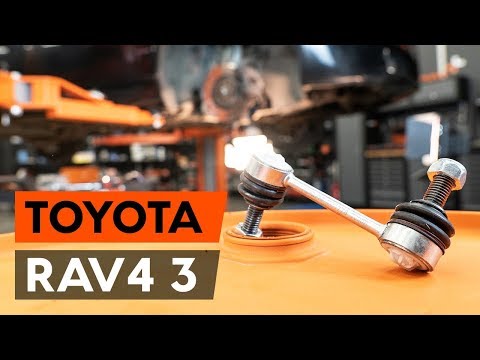 Как заменить переднюю тягу стабилизатора TOYOTA RAV 4 3 (XA30) [ВИДЕОУРОК AUTODOC]