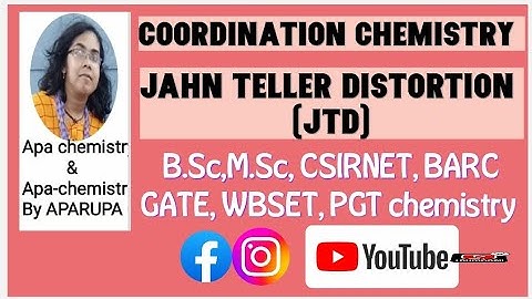 Jahn Teller Distortion | Coordination Chemistry #csirnet 