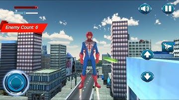 Spider robot Superhero Crime City Rescue mission | Robot Spider Vs City Villains - Android GamePlay