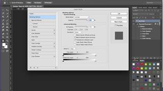 Photoshop Button - Using Styles Panel