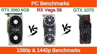 Nvidia RTX 2060 vs AMD RX Vega 56 vs Nvidia GTX 1070