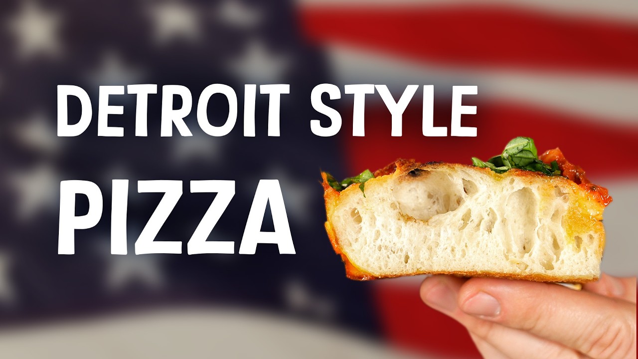 Die krasseste Käse-Kruste der Welt! 🍕 Detroit Style Pizza einfach selber machen