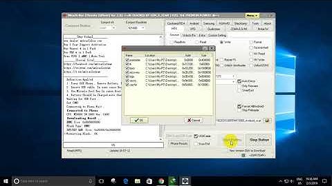 MTK Firmware Write By Miracle Box 2.82Backup ထုတ္ထားတဲ့ Firmware ကုိျပန္ေရးနည္း