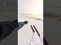 Skiing, except it's in Heaven