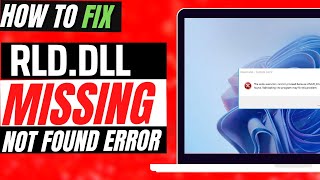 RLD.dll Not Found? ❌ How To Fix rld.dll is missing from your computer  Error ✅Windows 10 32 /64 bit