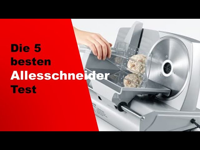 Allesschneider Test – 10 Geräte von Graef, Ritter und weitere im Vergleich  - YouTube