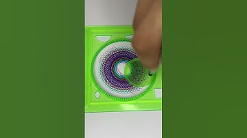 Calming Spirograph Patterns | ASMR Art to Help You Relax! #shorts #spirograph #art #asmr #2024