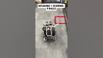 2550R Vex Pushback Intake + Scoring 9 Balls #robot #vexrobotics #vexroboticscompetition #vrc