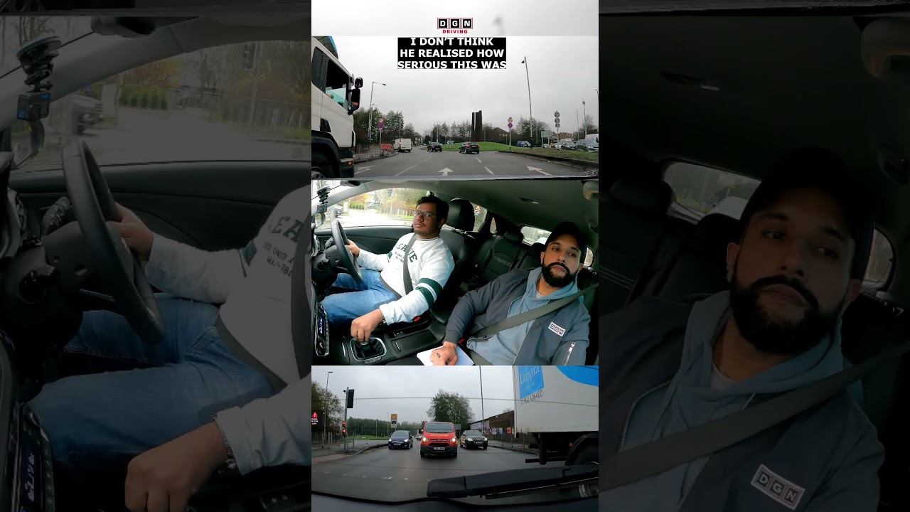 ROUNDABOUT FAIL - CUTTING LANES