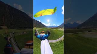 Bad spot to land 😭 #paragliding #gleitschirm #mountains wind 28/39￼