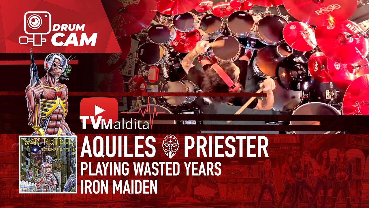 TVMaldita Presents: Aquiles Priester playing Wasted Years (Iron Maiden) TVMaldita Presents: Aquiles Priester playing Wasted Years (Iron Maiden)