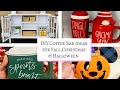 DIY COFFEE BAR IDEAS FOR FALL, HALLOWEEN & CHRISTMAS 2021 WITH RAE DUNN FINDS, MUGS, DECOR STYLING