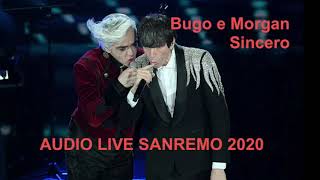 Di Bugo, Morgan, A.Bonomo e S.Bertolotti: Sincero. Cantano: Bugo e Morgan (Audio Live Sanremo 2020)