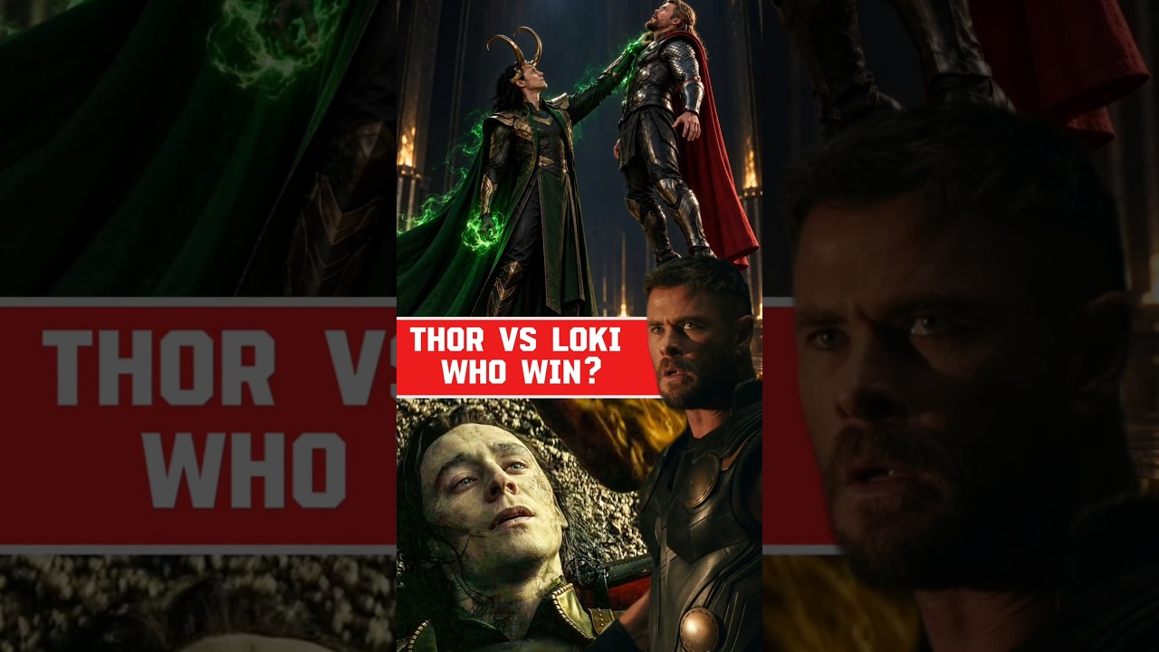 Thor Vs Loki: Who is Most Powerful?! 🤯#shorts #movie #marvelmovies #thor