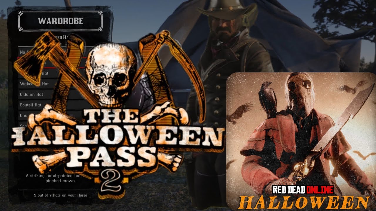 || RED DEAD ONLINE || ALL HALLOWEEN PASS 2 ITEMS COLLECTED - YouTube