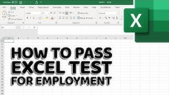 How to Pass Excel Assessment Test For Job Applications - Step by Step Tutorial with XLSX work files - Durasi: 19.48. 