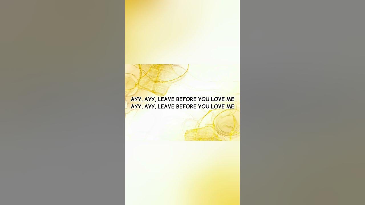 MARSHMELLO x JONAS BROTHERS - LEAVE BEFORE YOU LOVE ME (LYRIC VIDEO) #musikoparaiso #lyricvideo
