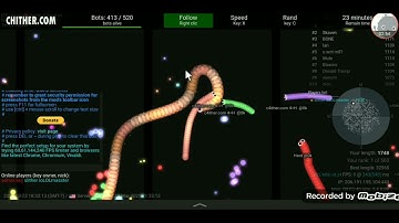 Slither.io **MOD/HACK!!***[CHITHER.COM BOTS]