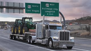 Truck Drivers seen along desert highway in Arizona, Truck Spotting USA