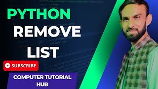 Lists Remove Method in Python Urdu and Hindi
