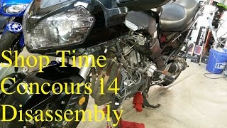 Concours disassembly, trying to find the engine - Shop Time Concours disassembly, trying to find the engine - Shop Time