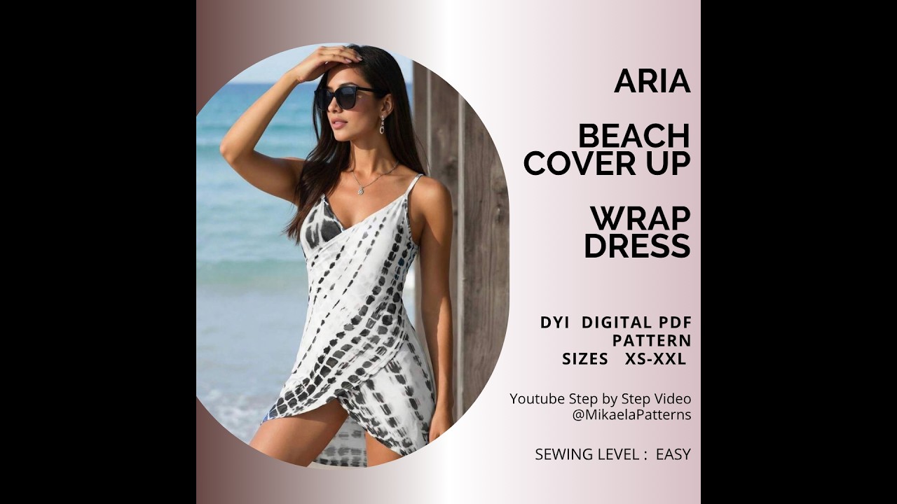 beach wrap dress instructions Charli Anne Wrap Dress Pattern