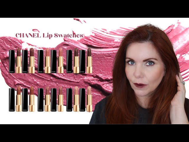 NEW CHANEL BEAUTY  CHANEL LIPSTICK SWATCHES 