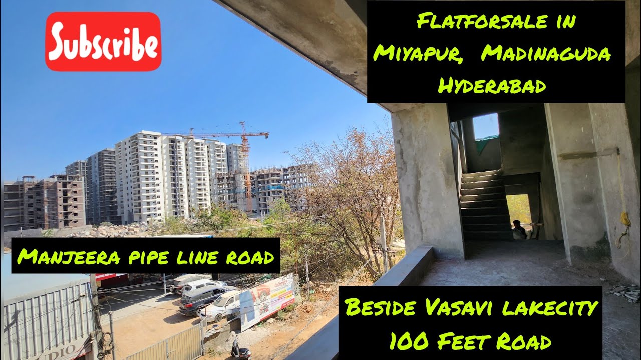 LUXURIOUS FLATS FOR SALE IN HYDERABAD MIYAPUR 2100SFT [ UDS 75SQ