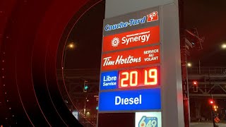 Le prix de l'essence dépasse maintenant 2$ le litre à Montréal