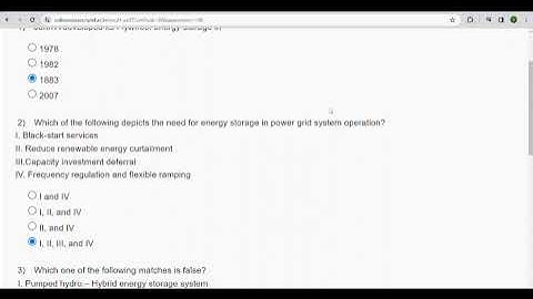 Smart Grid: Basics to Advanced Technologies: Assignment-3 -#nptelassignmentsolution