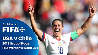 FULL MATCH: USA vs Chile | FIFA Women's World Cup 2019 screenshot 1
