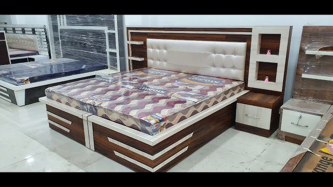 Top 70 Bed cushion design /Modern double bed design/bed padding