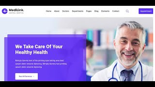 Medilink - Health & Medical WordPress Theme | Clinic, Hospital and Medical Shop Theme screenshot 5