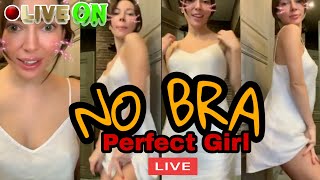 No Bra Hot කලලක Live ඇවත No Bra Perfect Girl Live Stream