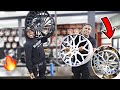 DRE WAY & COREY PICKS UP BRAND NEW FORGIATO RIMS FOR THE WIDEBODY CHARGER!