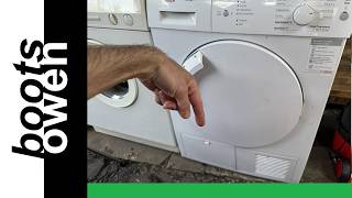 How to clean a tumble dryer condenser