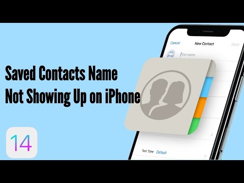 Saved Contacts Name Not Showing Up on iPhone in iOS 14.4 [Fixed]