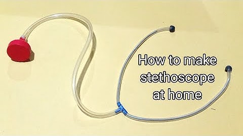 How to make stethoscope at home || stethoscope for school model || doctor stethoscope making at home