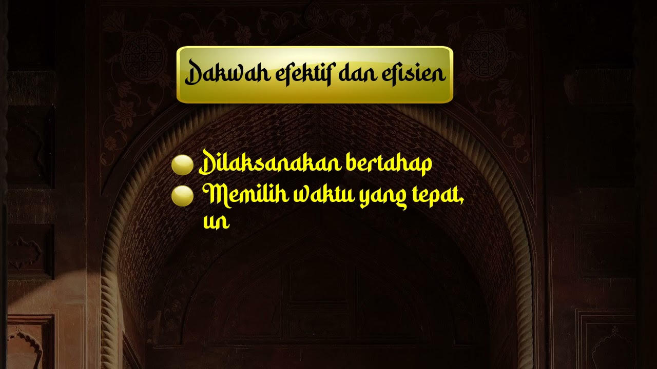 Pengertian Dakwah Berdasarkan Qur'an dan Hadits - YouTube