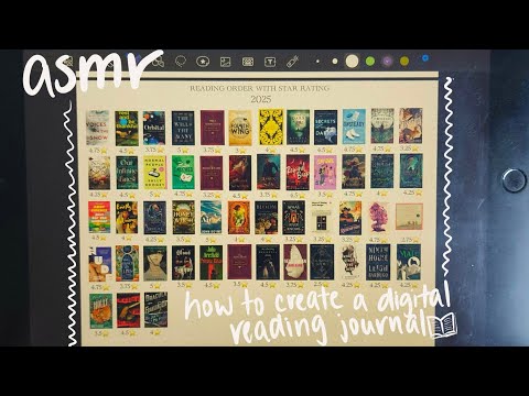 ASMR how to create a digital reading journal📖🔨 (close whispering)