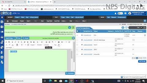 How to add Green Note #eOffice #eofficeversion7.0 #efileversion7 #efile7.0 #efile #GOV #WEBVPN