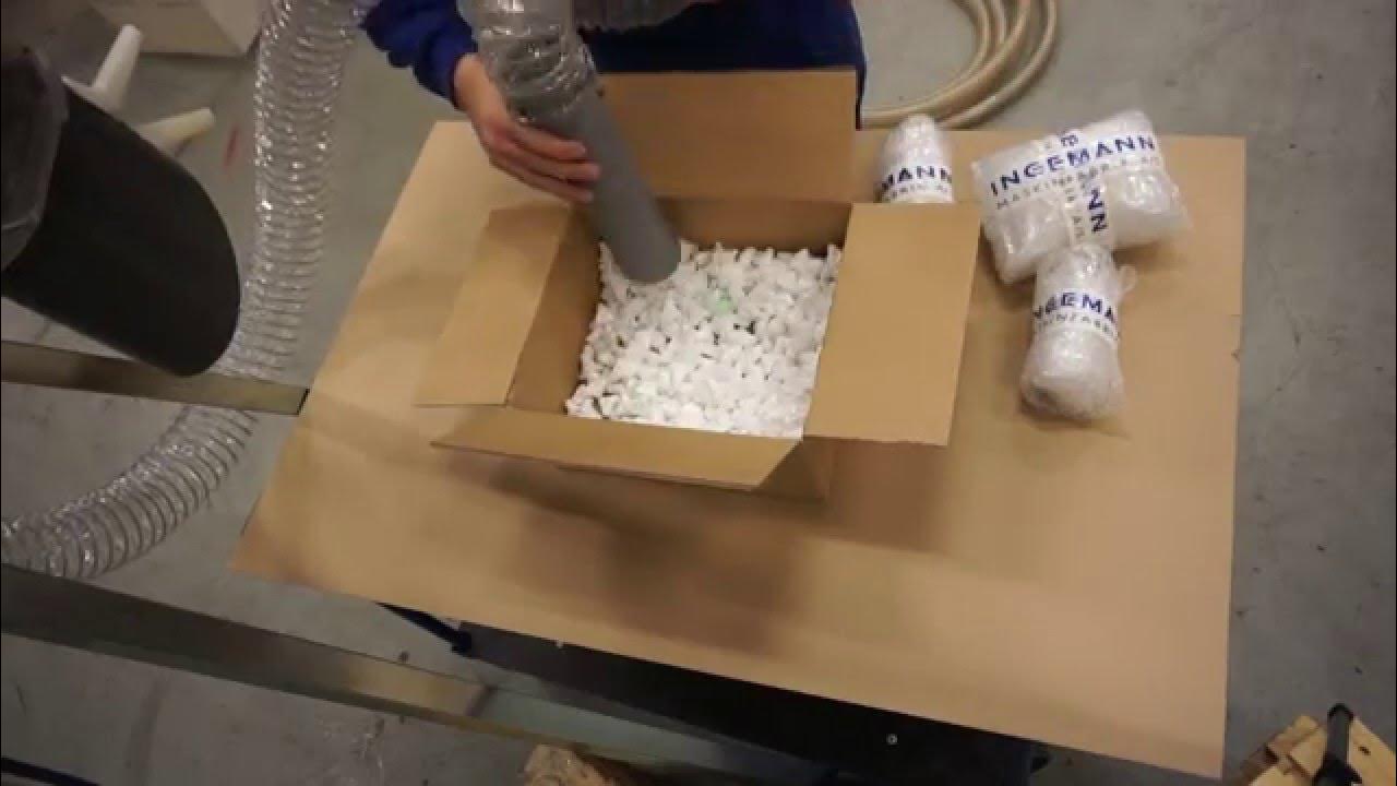 IM Hoover, EPS recycle, genbrug af papkasse fyld, genbrug af EPS