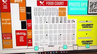 THE FLOOR PLAN/EXHIBIT HALL MAP FOR GALAXYCON OKLAHOMA CITY 2025