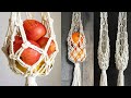 DIY Macrame Hanging Basket - Macrame Fruit Hanger - Easy Macrame for Beginner - Macrame Wall Hanging